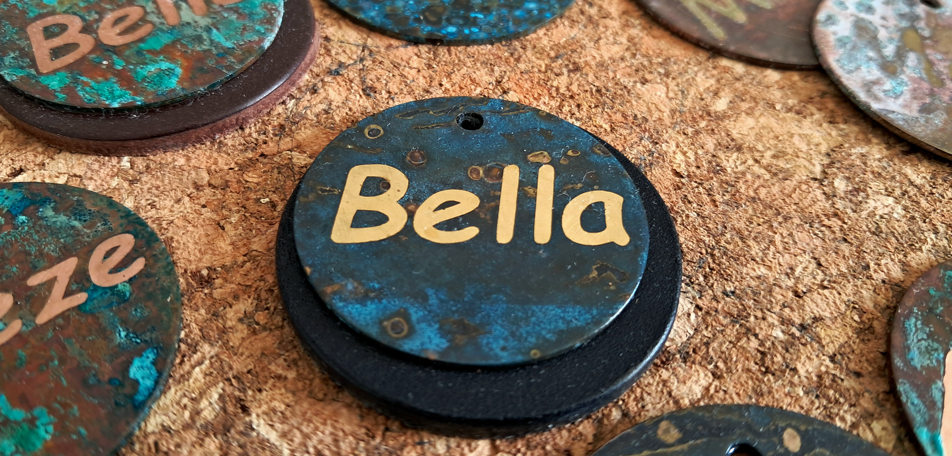 Artisan-Crafted Copper & Brass Tags