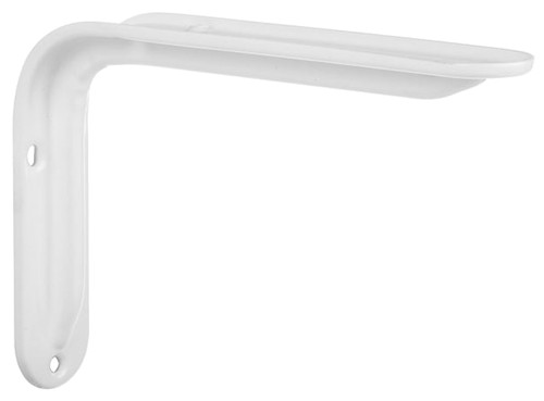 Knape & Vogt Silhouette 217SP WH 10 Shelf Bracket, 9-7/8 in L, 6-1/2 in H [SKU: ORG7193006]