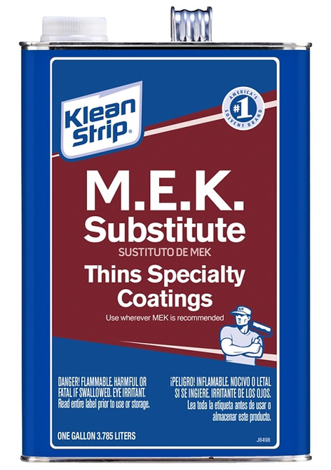 Klean Strip GME71SUB Methyl Ethyl Ketone Thinner, Liquid, Clear, 1 gal [SKU: ORG8886046]