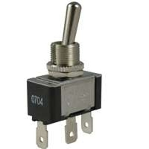 GB GSW-120 Toggle Switch, 125/250 V, SPDT, Spade Terminal, Phenolic Plastic Housing Material, Black [SKU: ORG6444582]