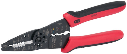 GB GS-370 Wire Stripper, 10 to 22 AWG Wire, 10 to 22 AWG Stripping, 8-1/2 in OAL, High-Leverage Handle [SKU: ORG8273427]
