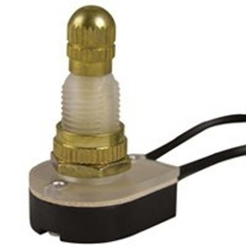 GB GSW-61 Rotary Switch, 6/3 A, 125/250 V, SPST, Brass [SKU: ORG6437123]