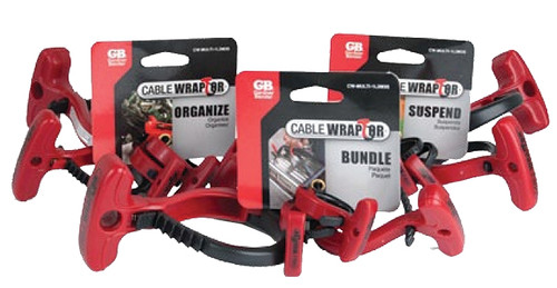 GB CW-MULTI-1L2M3S Cable Wraptor, Stainless Steel [SKU: ORG3075256]