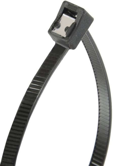 GB 46-314UVBSC Cable Tie, Double-Lock Locking, 6/6 Nylon, Black [SKU: ORG0975839]