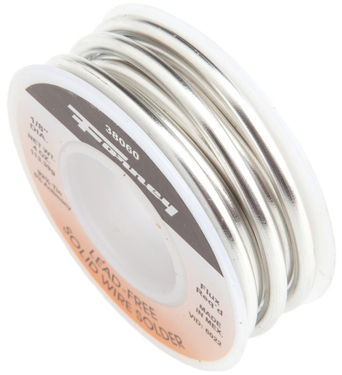 Forney 38060 Solder, 4 oz, Solid, Gray, 464 deg F Melting Point [SKU: ORG8912826]
