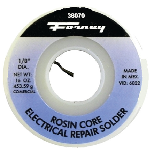 Forney 38070 Solder, 16 oz, Solid, 575 deg F Melting Point [SKU: ORG8912859]