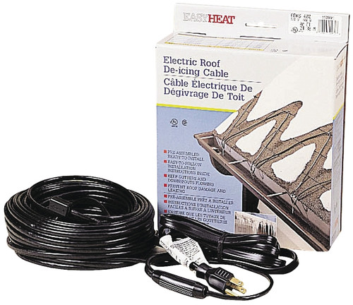 EasyHeat ADKS Series ADKS150 Roof and Gutter De-Icing Cable, 30 ft L, 120 V, 150 W [SKU: ORG9922725]