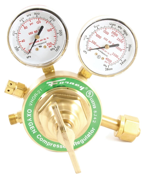 Forney 87100 Oxygen Regulator, 2-1/2 in Connection [SKU: ORG8915399]