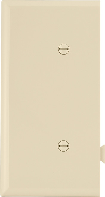 Eaton Cooper Wiring STE14V Wallplate, 2-9/16 in L, 4.84 in W, 1 -Gang, Polycarbonate, Ivory, High-Gloss [SKU: ORG2865517]