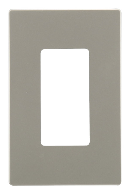Eaton Wiring Devices Aspire 9521SG Wallplate, 4-1/2 in L, 2-3/4 in W, 1 -Gang, Polycarbonate, Silver Granite [SKU: ORG9891508]