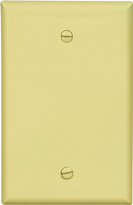 Eaton Cooper Wiring PJ13V Wallplate, 3-1/2 in L, 1/4 in W, 1 -Gang, Polycarbonate, Ivory, Box Mounting [SKU: ORG6459663]