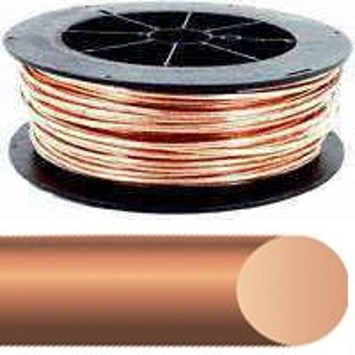 Southwire 8SOLX500BARE Bare Wire, Solid, 8 AWG Wire, 500 ft L, Copper Conductor [SKU: ORG7153208]