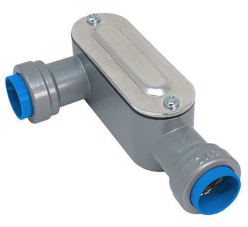 Southwire SIMPush 65081601 Conduit Body, 3/4 in Hub, Push-In, Aluminum, Powder-Coated [SKU: ORG5013719]