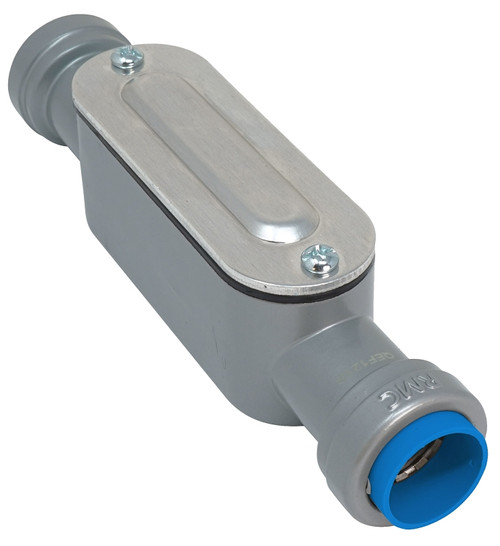 Southwire 65082601 Conduit Body, 1/2 in Hub, Push-In, Aluminum [SKU: ORG5013800]