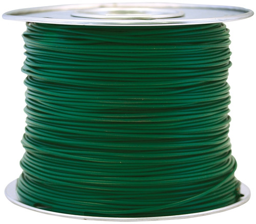 CCI 55835023 Primary Wire, 18 AWG Wire, 1-Conductor, 60 VDC, Copper Conductor, Green Sheath, 100 ft L [SKU: ORG7116312]