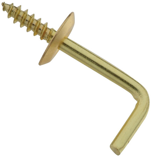 Stanley Hardware 758520 Shoulder Hook, Brass [SKU: ORG6364707]