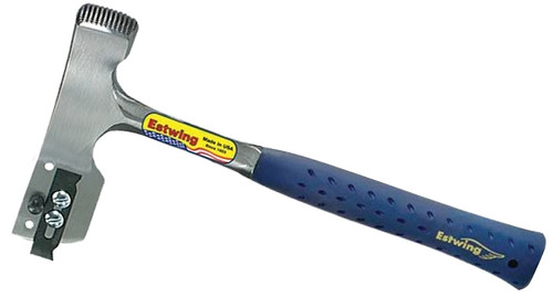 Estwing E3-CA Shingle Hammer with Replaceable Blade and Gauge, 28 oz Head, Milled Head, Steel Head, 12-1/2 in OAL [SKU: ORG6807499]