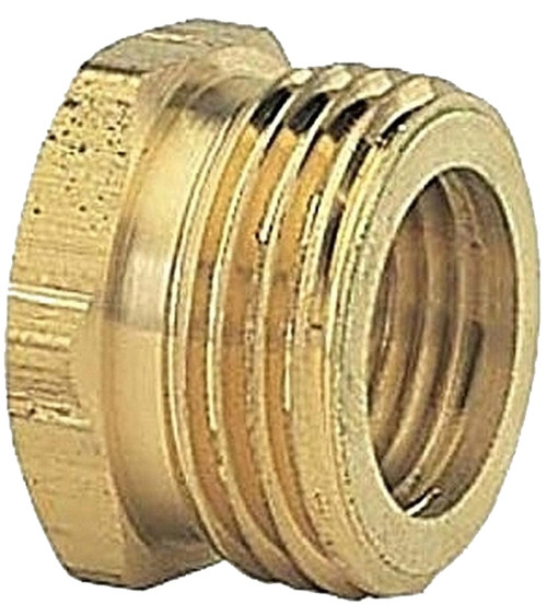Gilmour 807054-1001 Hose Adapter, 3/4 x 1/2 in, MNH x FNPT, Brass, For: Garden Hose [SKU: ORG4963609]