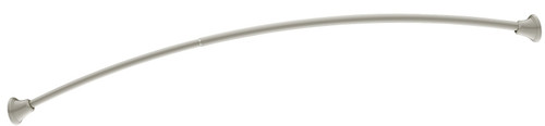 Moen DN2171BN Shower Rod, 57 to 60 in L Adjustable, 1 in Dia Rod, Stainless Steel, Brushed Nickel [SKU: ORG1777549]