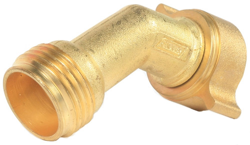 CAMCO 22605 Hose Elbow with Gripper, Male Thread x Hose Barb, Brass [SKU: ORG4739686]