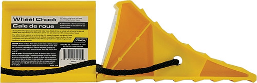 CAMCO 44472 Wheel Stop Chock, Plastic, Yellow, For: 26 in Dia Tires [SKU: ORG7253073]
