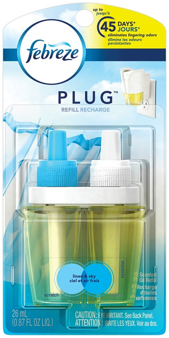 febreze 74901 Linen and Sky Air Freshener Refill, 26 mL, Aromatic, Lavender [SKU: ORG6251524]