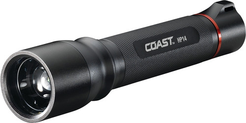 Coast HP8414CP Focusing Flashlight, AA Battery, Alkaline Battery, LED Lamp, 629, 252, 52 Lumens, Flood to Spot Beam [SKU: ORG7163249]