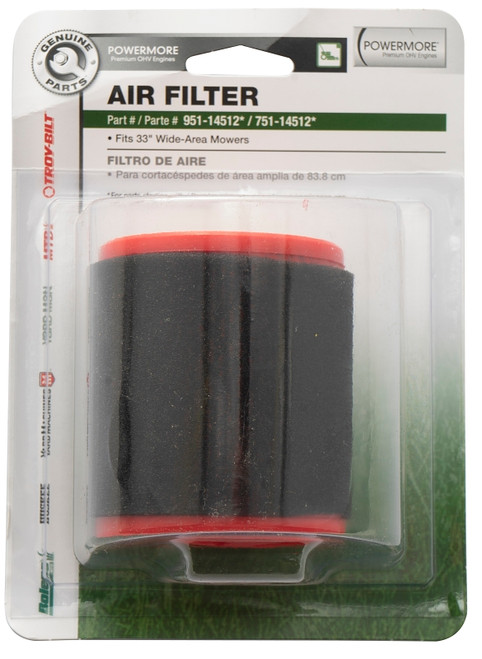 MTD GENUINE PARTS 490-200-M084 Air Filter, For: 33 in Wide Area Mower [SKU: ORG3707510]