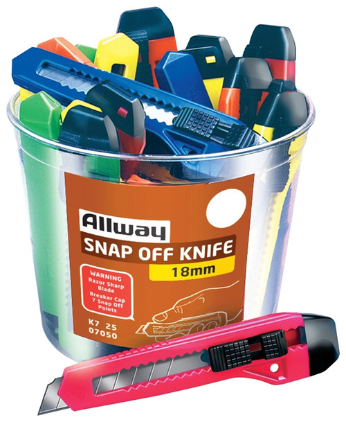 ALLWAY TOOLS K7-25 Utility Knife [SKU: ORG8222291]