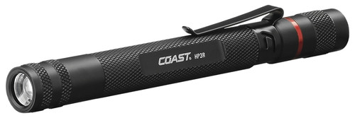 Coast HP3R Series 20624 Flashlight, AAA Battery, Alkaline, Lithium Polymer Battery, 245 Lumens, 305 ft Beam Distance [SKU: ORG7339666]
