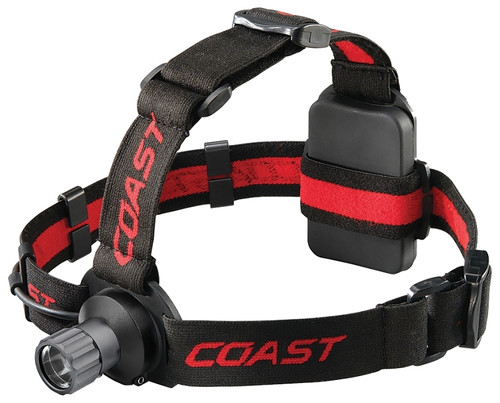 Coast 21114 Headlight, Alkaline Battery, LED Lamp, 300 Lumens, 98 ft Beam Distance, 210 min Run Time [SKU: ORG7296528]