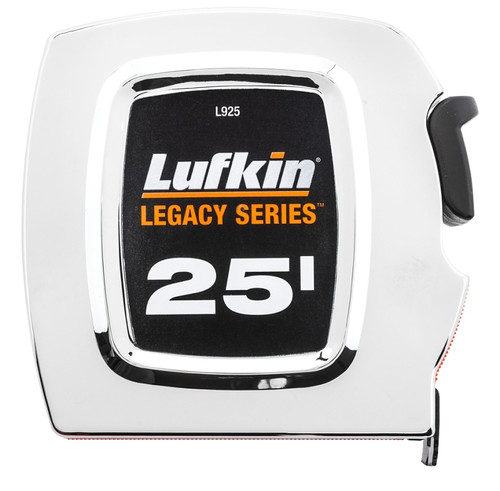 Crescent Lufkin Legacy Series L925 Tape Measure, 25 ft L Blade, 1 in W Blade [SKU: ORG7399553]