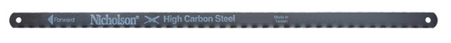 Crescent Nicholson 63256 Hacksaw Blade, 1/2 in W, 12 in L, 18 TPI, HCS Cutting Edge [SKU: ORG0813741]
