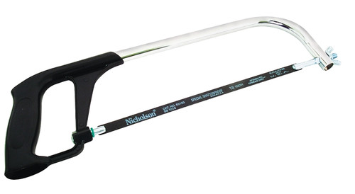 Crescent Nicholson 80950 Hacksaw Frame, 10 to 12 in L Blade, 2-3/4 in D Throat, Pistol-Grip Handle [SKU: ORG6441125]
