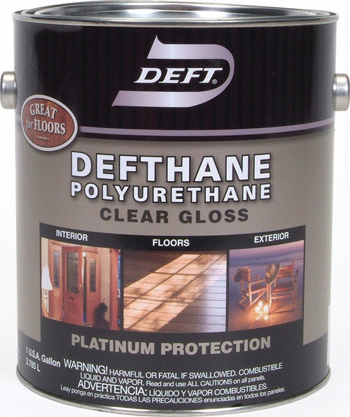 PPG Defthane 020-01 Polyurethane, Gloss, Liquid, Amber, 1 gal, Can [SKU: ORG8162901]