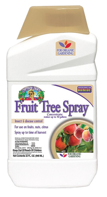 Bonide Captain Jack's 2003 Concentrated Fruit Tree Insecticide, Liquid, Spray Application, Home, Home Garden, 1 qt [SKU: ORG7456072]