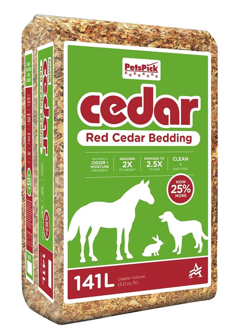 Premier Pet 2.0P5PT55 Livestock Bedding, Cedar, Red [SKU: ORG5288139]