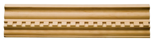 Waddell MLD355 Crown Moulding, Dentil Pattern, Zinc [SKU: ORG3679115]