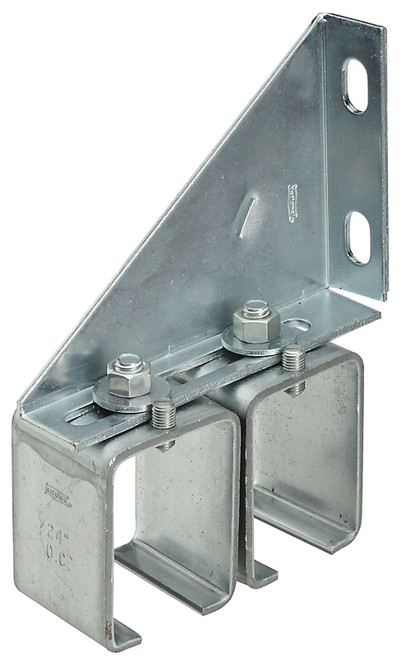 National Hardware N104-752 Double Splice Bracket, Steel, Galvanized, For: #5114 or #5116 Double Run Box Rail [SKU: ORG6494165]