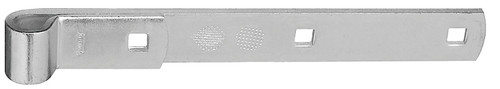 National Hardware N130-732 Strap Hinge, 0.22 in Thick Leaf, Steel, Zinc, 150 lb [SKU: ORG3089588]