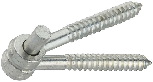 National Hardware N131-136 Hook/Eye Hinge, Steel, Zinc, Screw Mounting, 100 lb [SKU: ORG7228141]