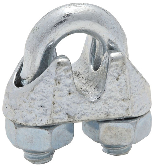 National Hardware 3230BC Series N248-286 Wire Cable Clamp, 3/16 in Dia Cable, 4 in L, Malleable Iron, Zinc [SKU: ORG7158660]