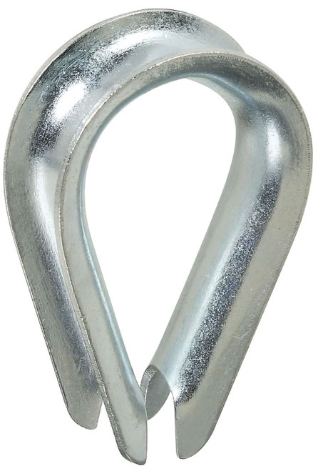 National Hardware 3232BC Series N176-842 Rope Thimble, Steel, Zinc [SKU: ORG7158785]