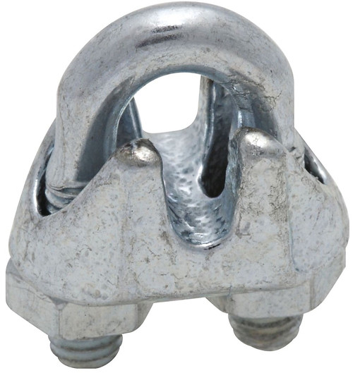 National Hardware 3230BC Series N248-260 Wire Cable Clamp, 1/16 in Dia Cable, 3 in L, Malleable Iron, Zinc [SKU: ORG7158967]
