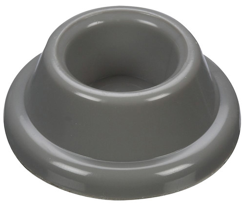 National Hardware N243-808 Door Stop, 1.9 in Dia Base, 0.72 in Projection, Plastic, Gray [SKU: ORG7176670]