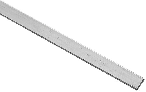 Stanley Hardware 4200BC Series N247-007 Flat Bar, 1/2 in W, 48 in L, 1/8 in Thick, Aluminum, Mill [SKU: ORG0337717]