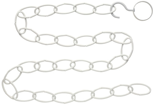 National Hardware V2660 Series N275-073 Extender Chain Kit, 36 in L, Steel, White [SKU: ORG7180672]