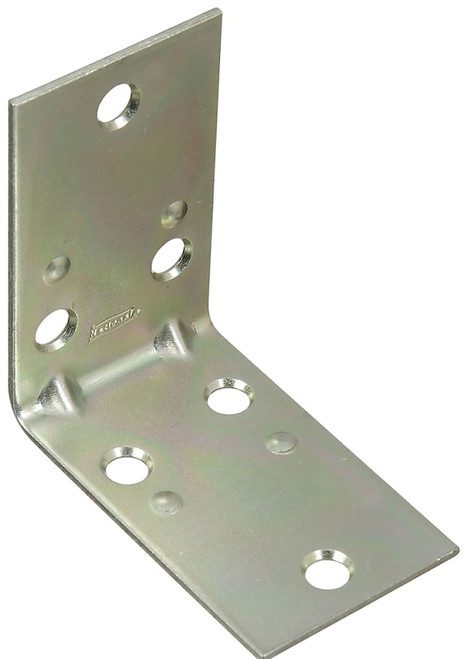 National Hardware MP121BC Series N285-536 Corner Brace, 2-1/2 in L, 1-1/2 in W, 2-1/2 in H, Steel, Zinc [SKU: ORG7001043]