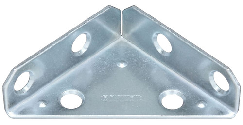 National Hardware MP124BC Series N337-709 Corner Brace, 2 in L, Steel, Zinc [SKU: ORG7173503]