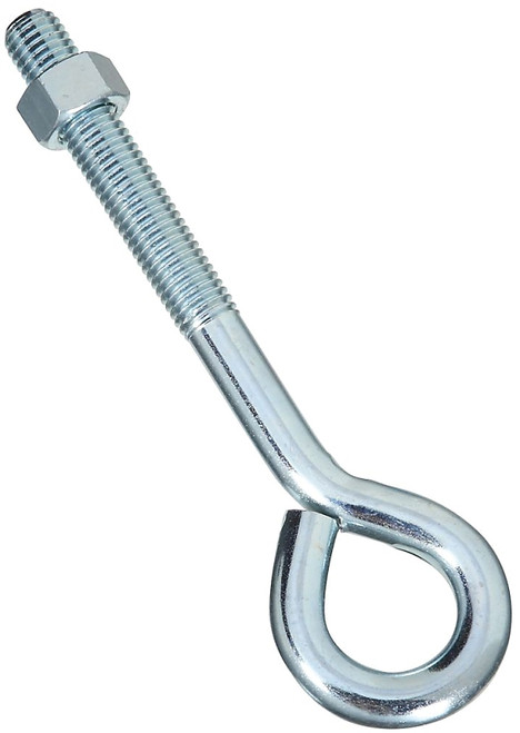 National Hardware N347-674 Eye Bolt, 5/8 in Thread, 3-3/4 in L Thread, 1-1/4 in ID Dia Eye, 560 lb Working Load, Steel [SKU: ORG6844161]